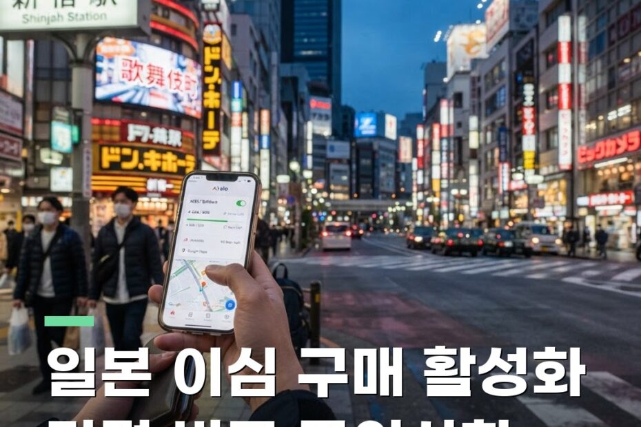 일본 이심 구매 활성화 가격 비교 주의사항