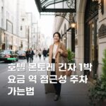 호텔 몬토레 긴자 1박 요금 역 접근성 주차 가는법