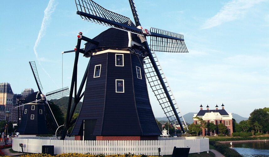 windmill, huis ten bosch, sasebo