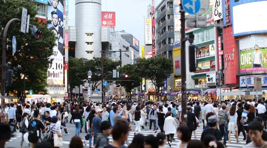 city, tokyo, street view