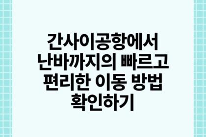 간사이공항에서 난바까지의 빠르고 편리한 이동 방법 확인하기.jpg