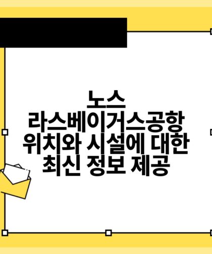 노스 라스베이거스공항 위치와 시설에 대한 최신 정보 제공.jpg