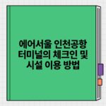 에어서울 인천공항 터미널의 체크인 및 시설 이용 방법.jpg