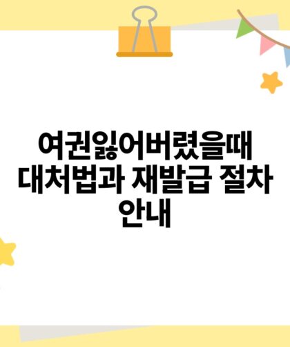 여권잃어버렸을때 대처법과 재발급 절차 안내.jpg