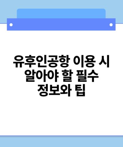 유후인공항 이용 시 알아야 할 필수 정보와 팁.jpg