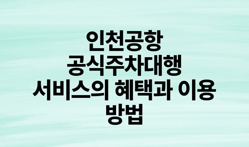 인천공항 공식주차대행 서비스의 혜택과 이용 방법.jpg