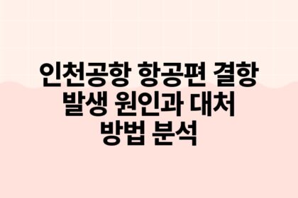 인천공항 항공편 결항 발생 원인과 대처 방법 분석.jpg