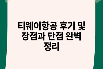 티웨이항공 후기 및 장점과 단점 완벽 정리.jpg